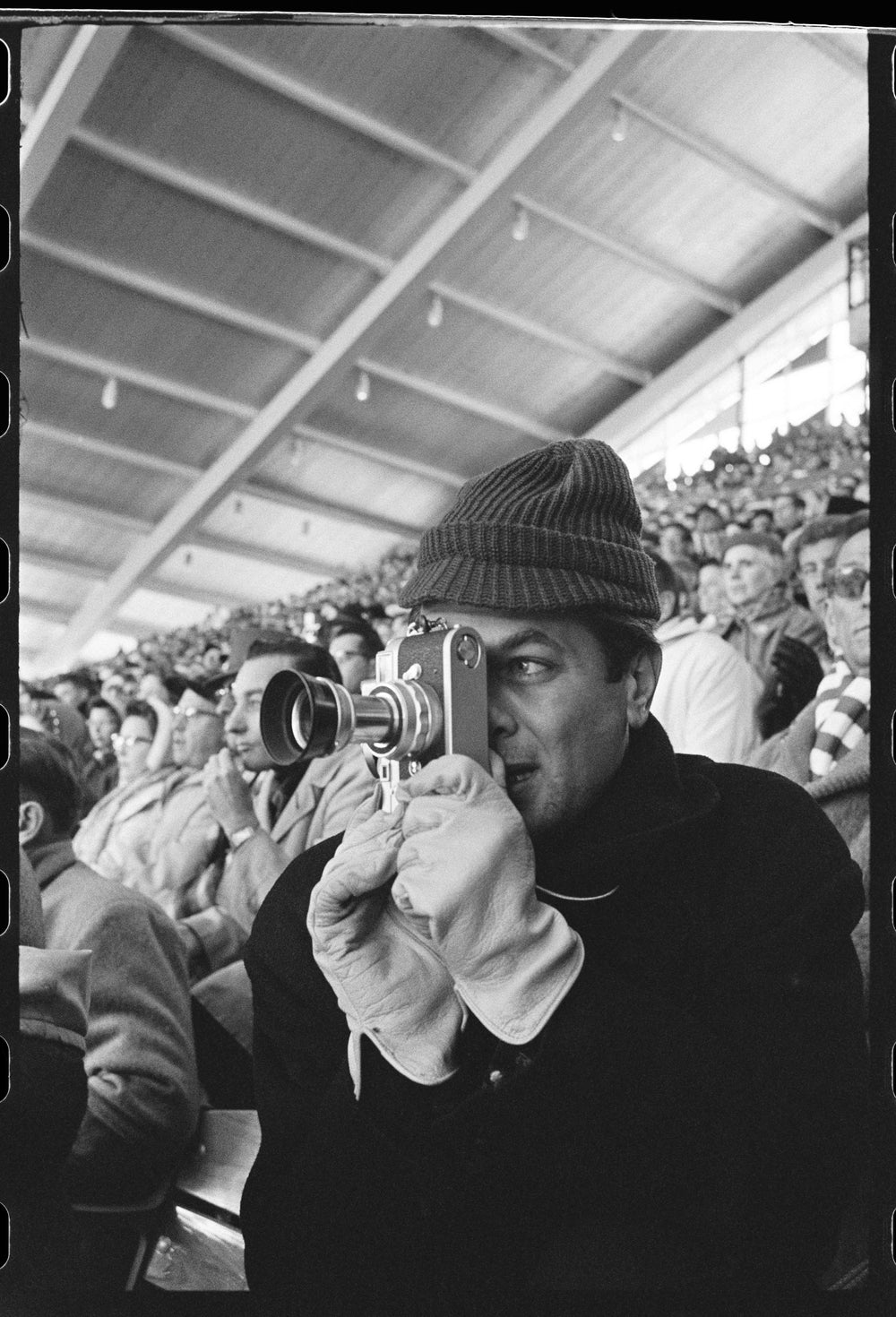 Tony Curtis at the VIII Winter Olympic Games, Lake Tahoe circa 1960
