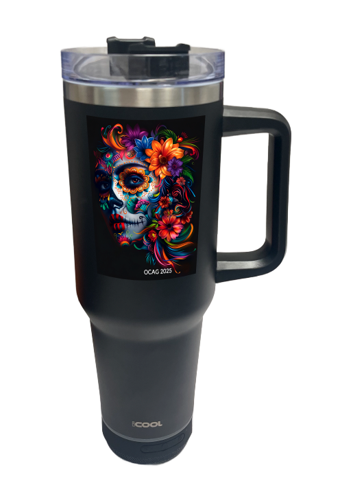 OCAG 2025 Bluetooth Speaker Mug – Limited Edition (Rechargeable) Orange Community Arts Guild